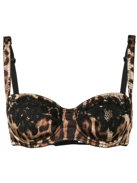 dolce gabbana leopard bra|Dolce & Gabbana Leopard Print Bra .